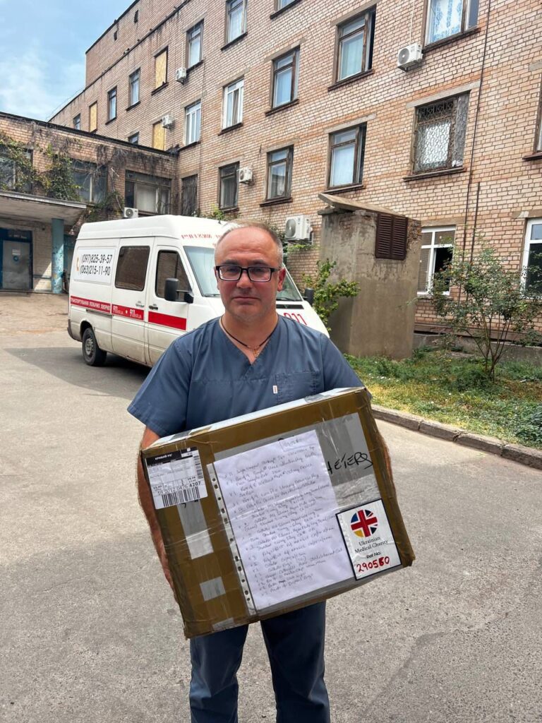 Medic outside